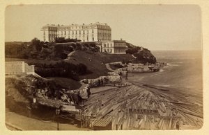 1885-1890 civarında Marsilya kasabası ve çevresi: Le chateau du Pharo, Özel koleksiyon by Anonymous Anonymous