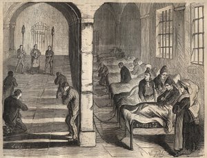 19. yüzyılda Toulon hapishanesindeki viatica. Pierre Zaccone (1817-1895) (Colonia Penale - Ceza kolonisi). Özel koleksiyon. by Anonymous Anonymous