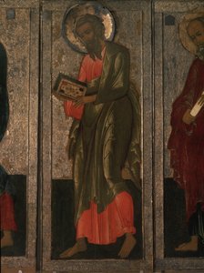 Deesis aralığından Havari Aziz Matta, 16. yüzyıl by Anonymous Russian icon painter