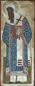 Moskova Aziz Metropolitan Alexei, 16. yüzyıl by Anonymous Russian icon painter