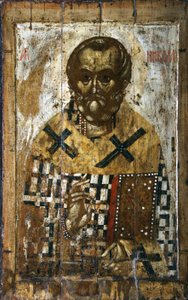 Aziz Nikolaos, 14. yüzyıl by Anonymous Russian icon painter