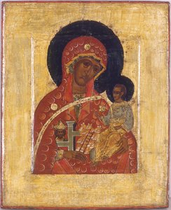 Bakire Dağ eller tarafından değil yırtılmış by Anonymous Russian icon painter