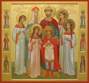 Öldürülen Çar II. Nicholas Ailesi, 2004-2007 by Anonymous Russian icon painter