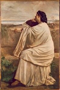 İphigenia (Tuval üzerine yağlı boya) by Anselm Feuerbach