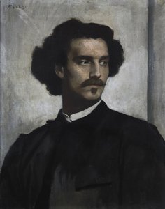 Otoportre, 1873 by Anselm Feuerbach