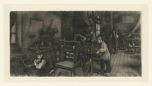 Gümüş fabrikasında atölye