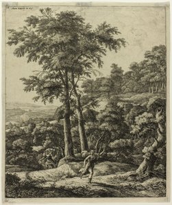 Apollo ve Daphne by Anthonie Waterloo