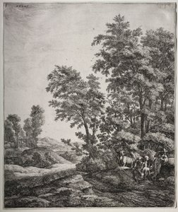 Merkür ve Argus. by Anthonie Waterloo