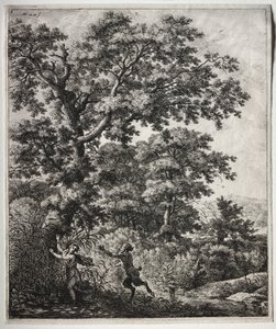 Pan ve Syrinx. by Anthonie Waterloo