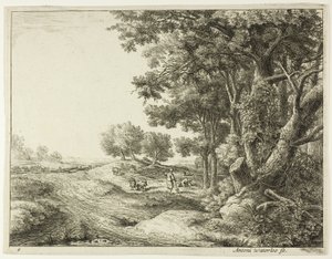 Kürekli Köylü by Anthonie Waterloo