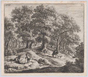 Avcılar, 17. yüzyıl. by Anthonie Waterloo