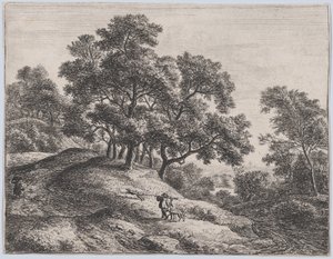 Tavşan Avcısı, 17. yüzyıl. by Anthonie Waterloo