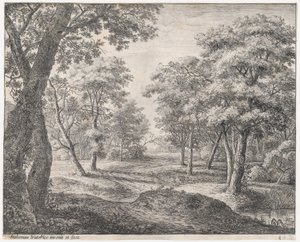 Ormandan Geçen Yol, 17. yüzyıl. by Anthonie Waterloo