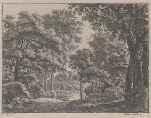 Kırpılmış Korular, 17. yüzyıl. by Anthonie Waterloo