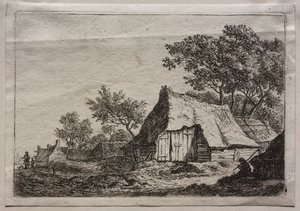 On İki Manzara: Levha I, Küçük Mezra by Anthonie Waterloo