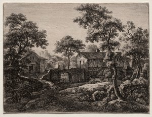 On iki manzara (H.95-106): Ağ Geçidi by Anthonie Waterloo