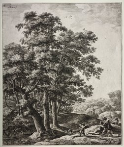 Venüs ve Adonis. by Anthonie Waterloo