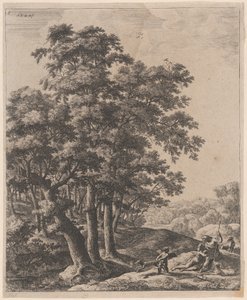 Venüs ve Adonis, 17. yüzyıl. by Anthonie Waterloo