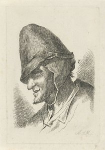 Yüksek şapkalı adam by Anthonie Willem Hendrik Nolthenius de Man