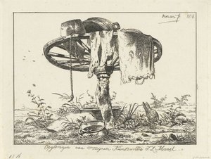 Bir direğe tekerlek by Anthonie Willem Hendrik Nolthenius de Man