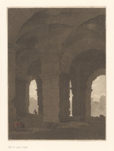 Kolezyum kemerlerinin altında by Anthonie van den Bos