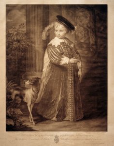Bir çocuk olarak Orange-Nassau Wilhelm II by Anthony van Dyck