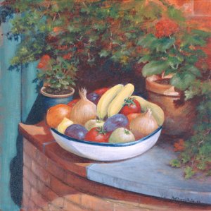 Meyve ve Sebze al Fresco, 2003 (akrilik)