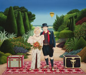 Amerikan Düğünü, 2000 (gemide akrilik)