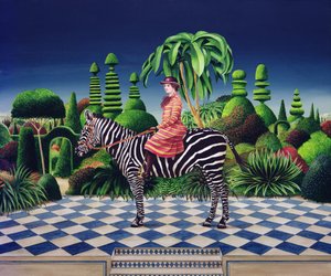 Bayan bir zebra