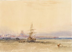 Sabah, Hartlepool by Anthony Vandyke Copley Fielding