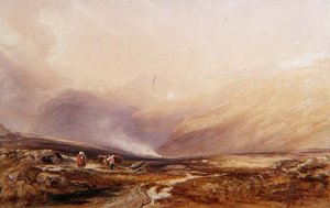 kardan adam by Anthony Vandyke Copley Fielding