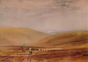 Beachy Head yakınlarındaki Downs, 1844, 1935 by Anthony Vandyke Copley Fielding