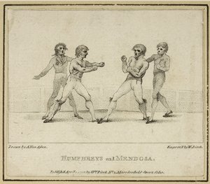 Humphreys ve Mendoza, William Birch tarafından oyulmuş, 1792