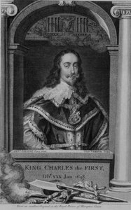 Charles I (1600-49) George Vertue (1684-1756) tarafından oyulmuş 1625