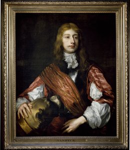 Thomas Killigrew ve köpeği (tuval üzerine yağlı boya)