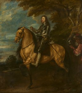 I. Charles (1600-49) At Sırtında by Anthony van Dyck