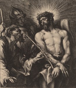Dikenlerle Taçlandırılan İsa, muhtemelen 1630. by Anthony van Dyck