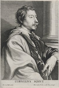 Cornelius Schut, tarih yok (gravürlü kağıt üzerine gravür) by Anthony van Dyck