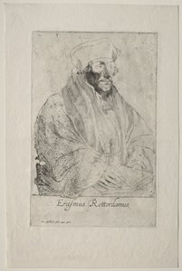 Rotterdamlı Desiderius Erasmus. by Anthony van Dyck