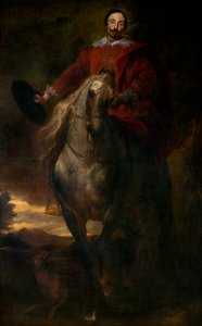 Ressam Cornelis de Wael'in atlı portresi (tuval üzerine yağlı boya) by Anthony van Dyck