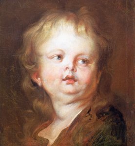 Bir çocuğun başı by Anthony van Dyck