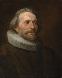 Ruff bir adamın kafa çalışması by Anthony van Dyck