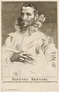 Yaşlı Jan Bruegel, muhtemelen 16261641. by Anthony van Dyck