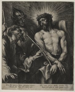 İsa ile alay etmek. by Anthony van Dyck