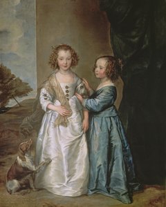 Philadelphia ve Elisabeth Wharton by Anthony van Dyck