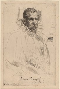 Genç Pieter Bruegel, muhtemelen 16261641. by Anthony van Dyck