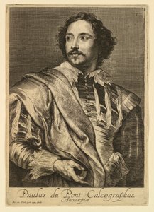 Önde gelen erkeklerin İkonlarından Paul Pontius'un portresi by Anthony van Dyck
