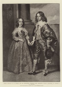 Orange Prensi II. William ve Nişanlısı, Prenses Marie Henrietta Stuart, İngiltere Kralı I. Charles'ın kızı by Anthony van Dyck