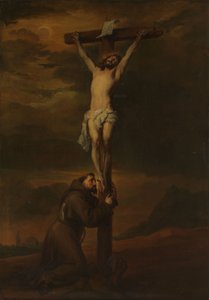Aziz Francis Haçın Dibinde Ağıt Yakıyor by Anthony van Dyck
