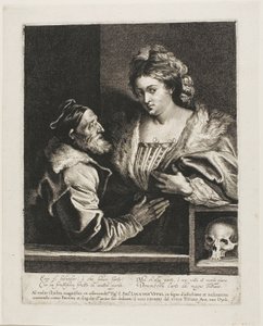 Titian ve Metresi by Anthony van Dyck